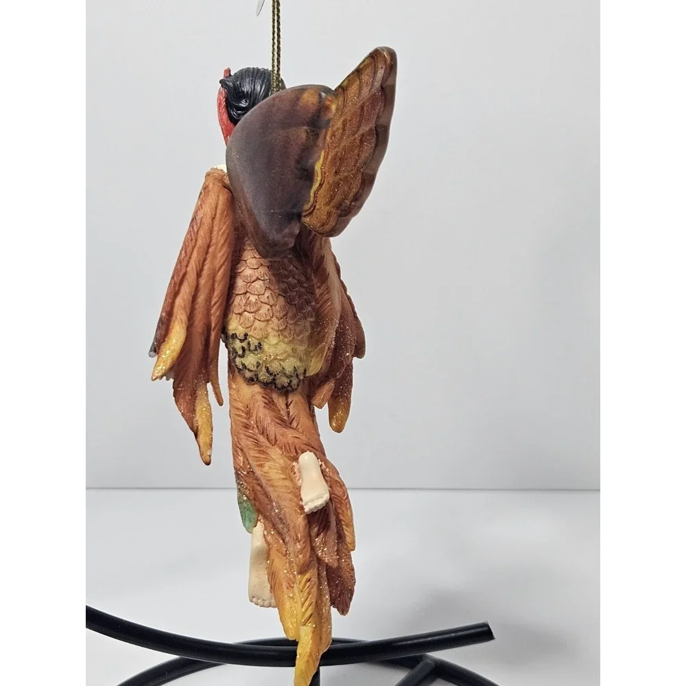 Ashton Drake On Wings of Light Pheasants Flight Fairy Ornament Vintage Butterfly